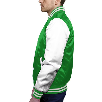 White-Satin Sleeves & Satin Body