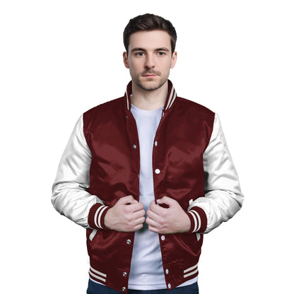 White-Satin Sleeves & Satin Body