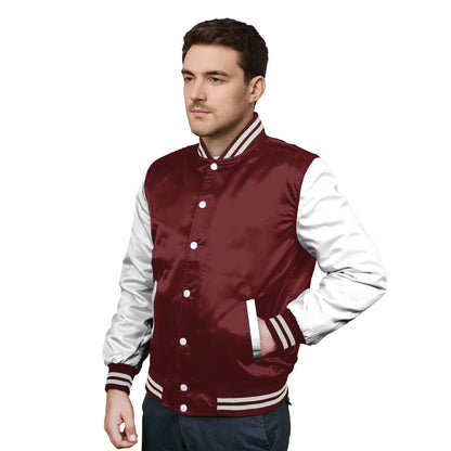 White-Satin Sleeves & Satin Body