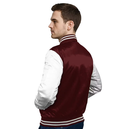 White-Satin Sleeves & Satin Body