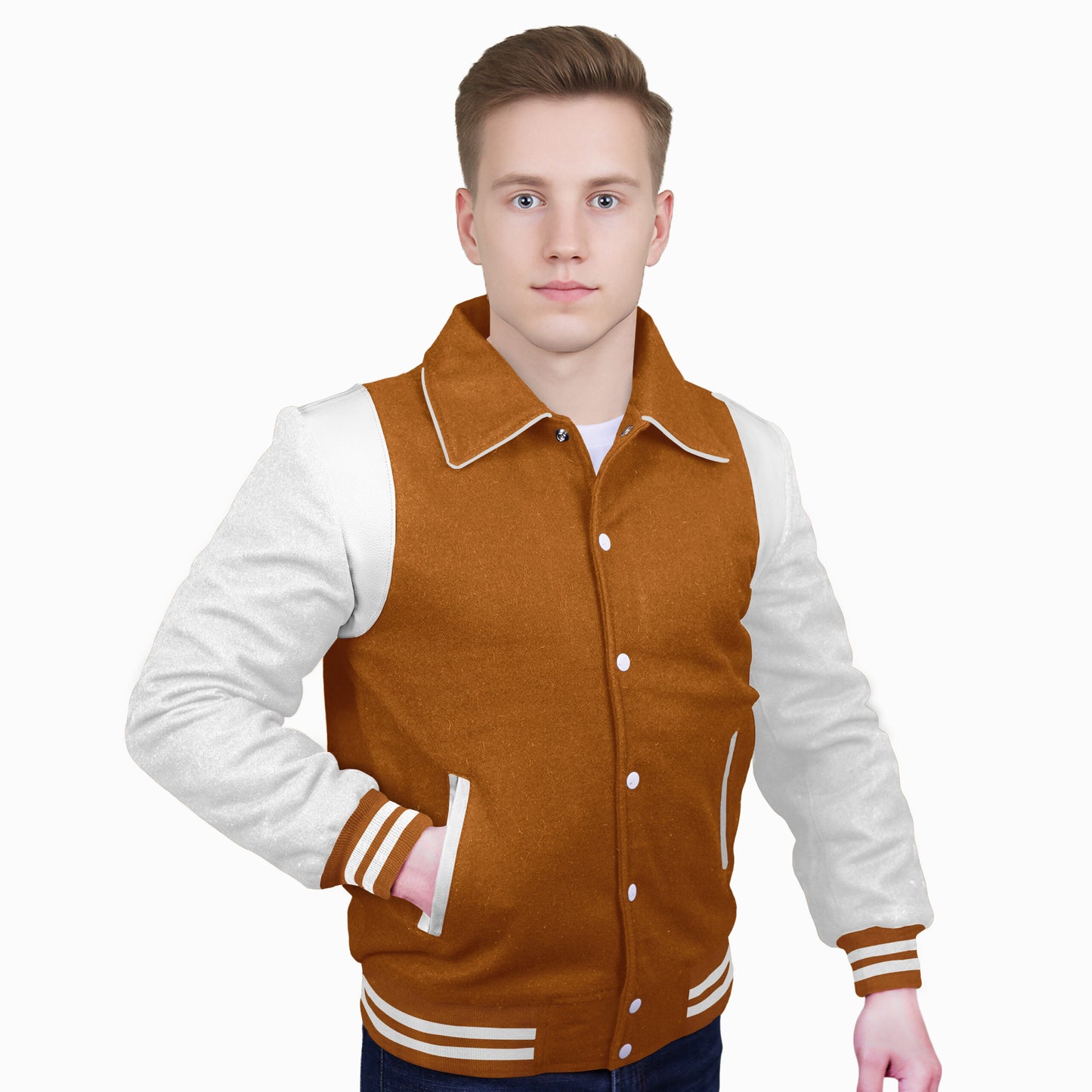 White-Wool Sleeves & Wool Body (Retro)