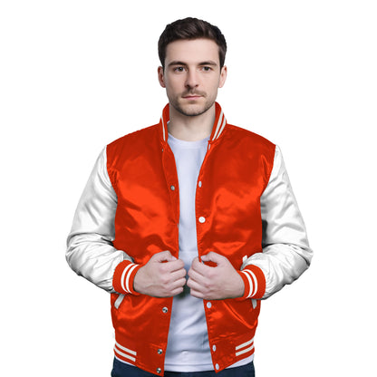 White-Satin Sleeves & Satin Body