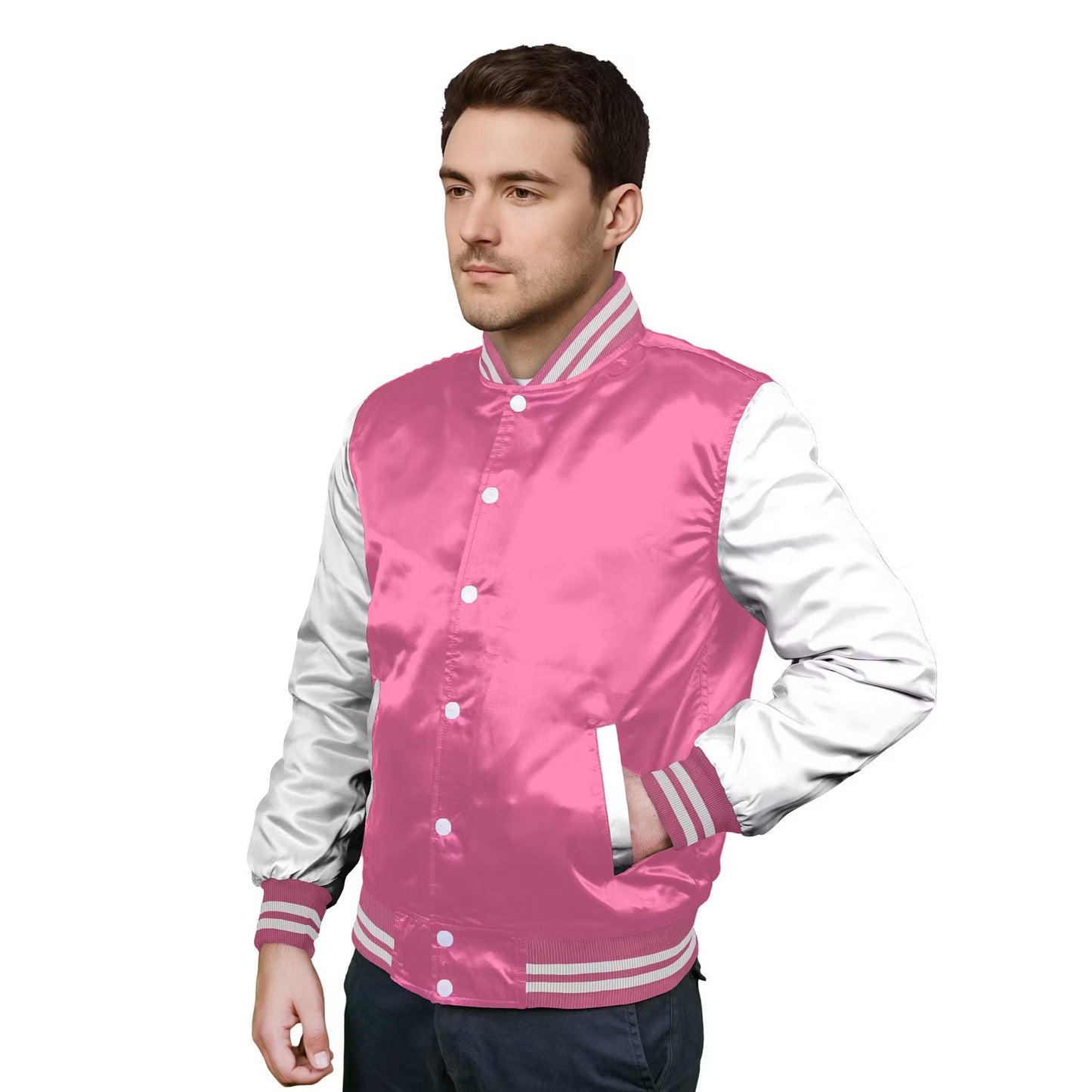 White-Satin Sleeves & Satin Body