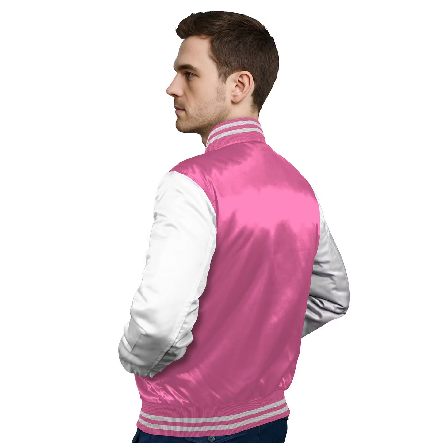 White-Satin Sleeves & Satin Body