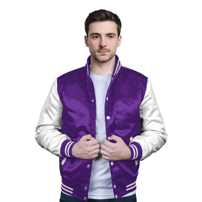 White-Satin Sleeves & Satin Body