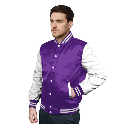 White-Satin Sleeves & Satin Body