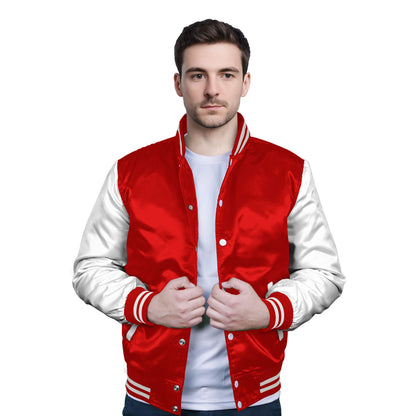 White-Satin Sleeves & Satin Body