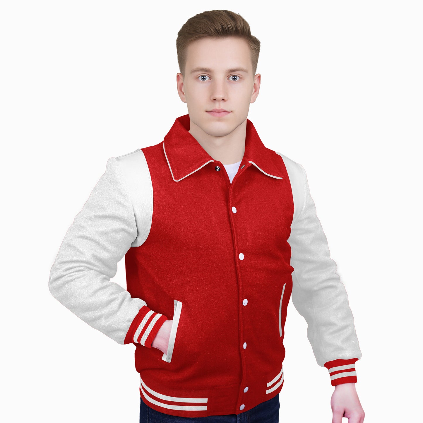 White-Wool Sleeves & Wool Body (Retro)