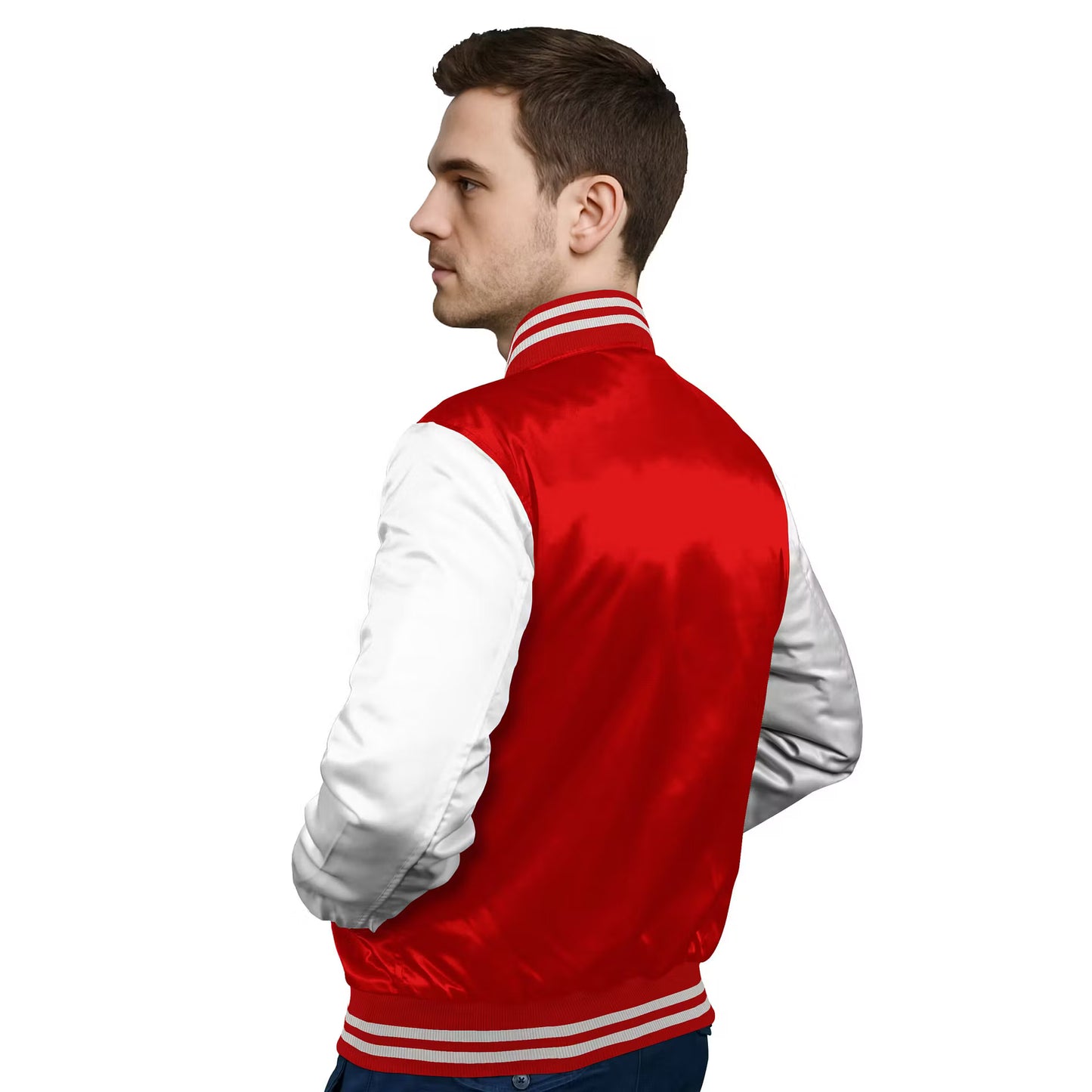 White-Satin Sleeves & Satin Body