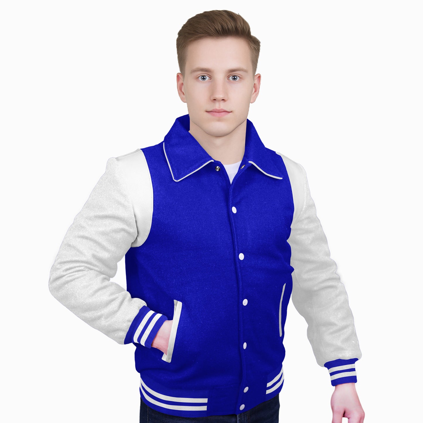 White-Wool Sleeves & Wool Body (Retro)