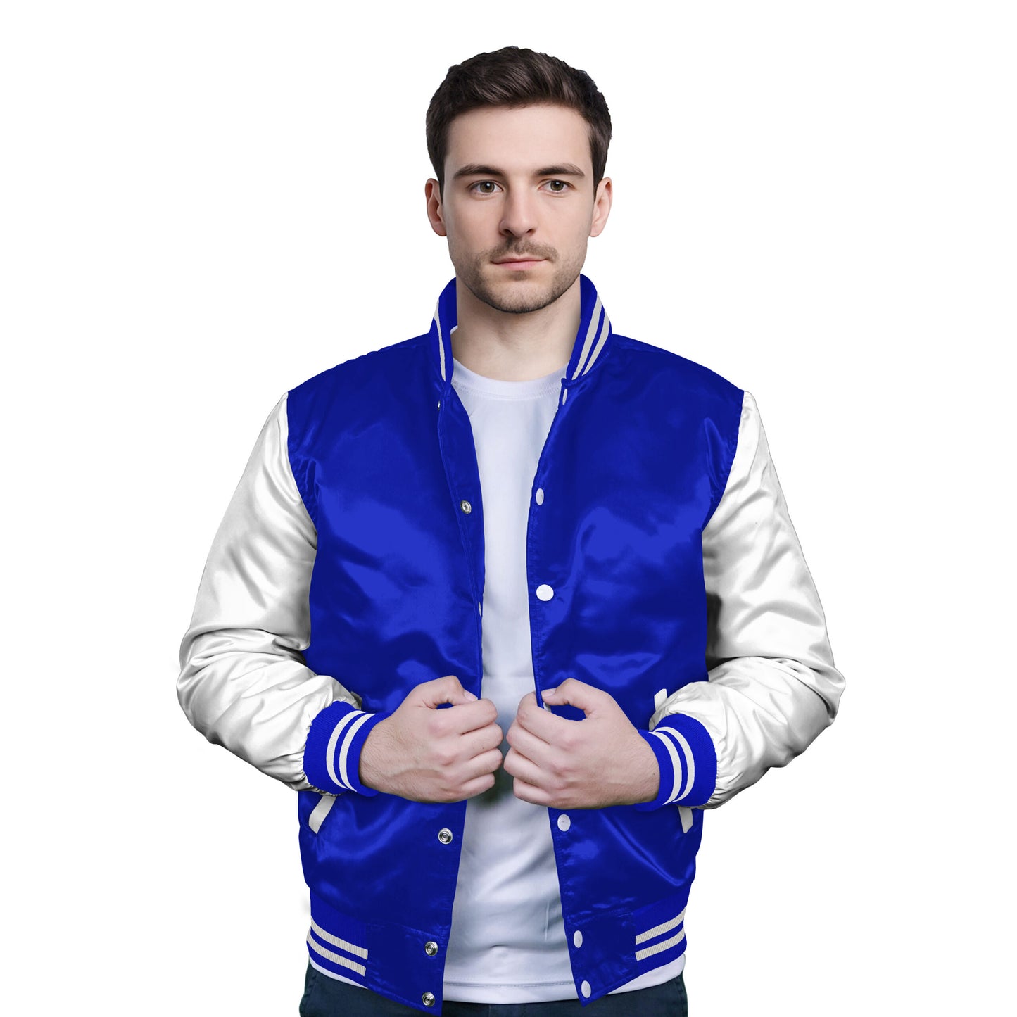 White-Satin Sleeves & Satin Body