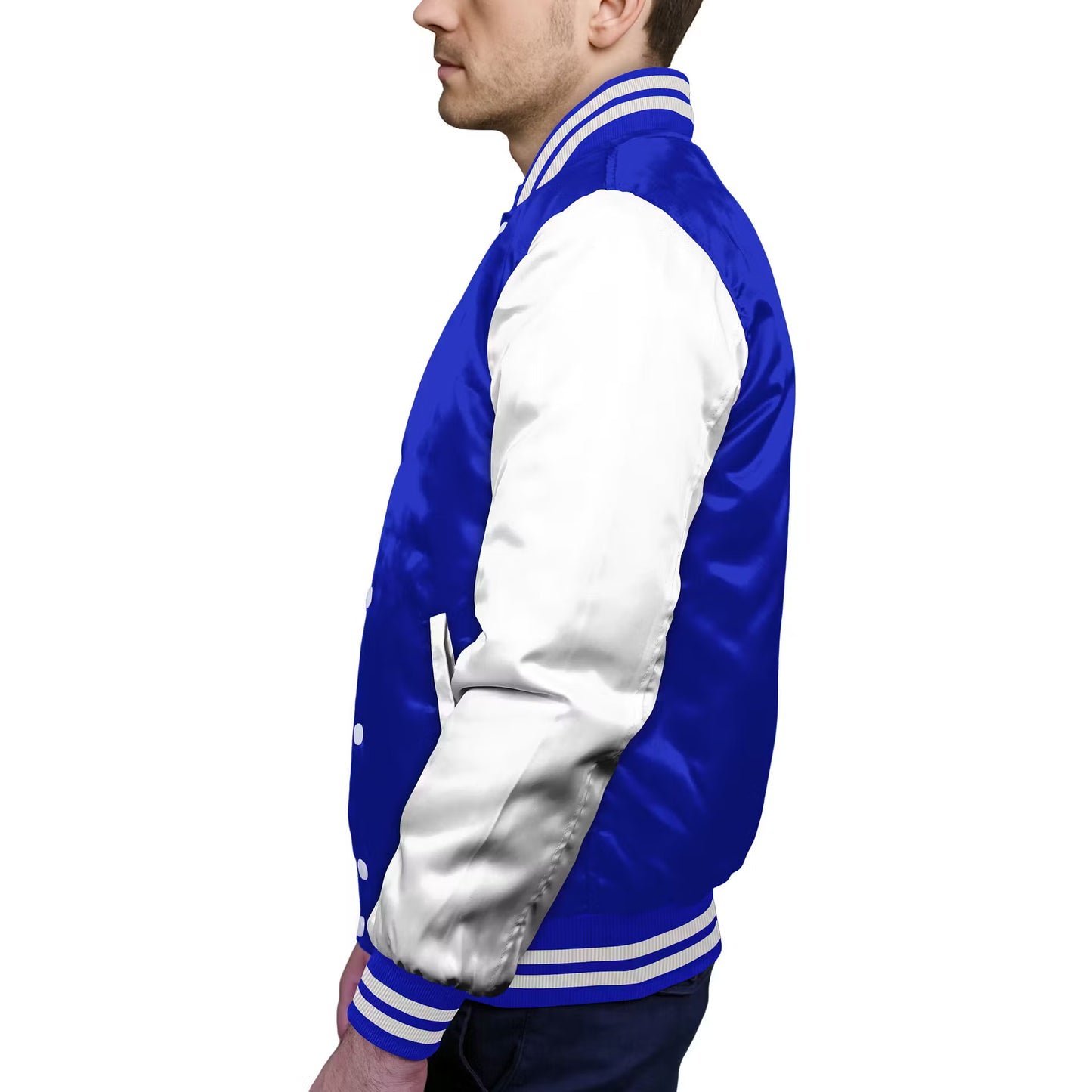 White-Satin Sleeves & Satin Body