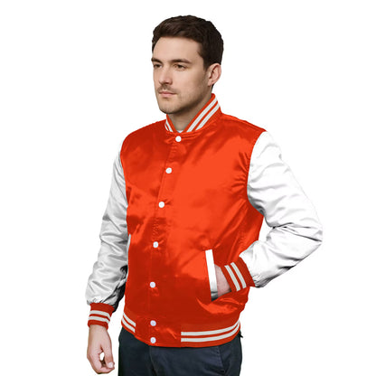 White-Satin Sleeves & Satin Body