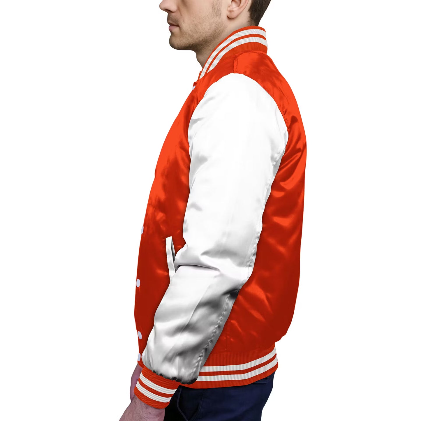 White-Satin Sleeves & Satin Body