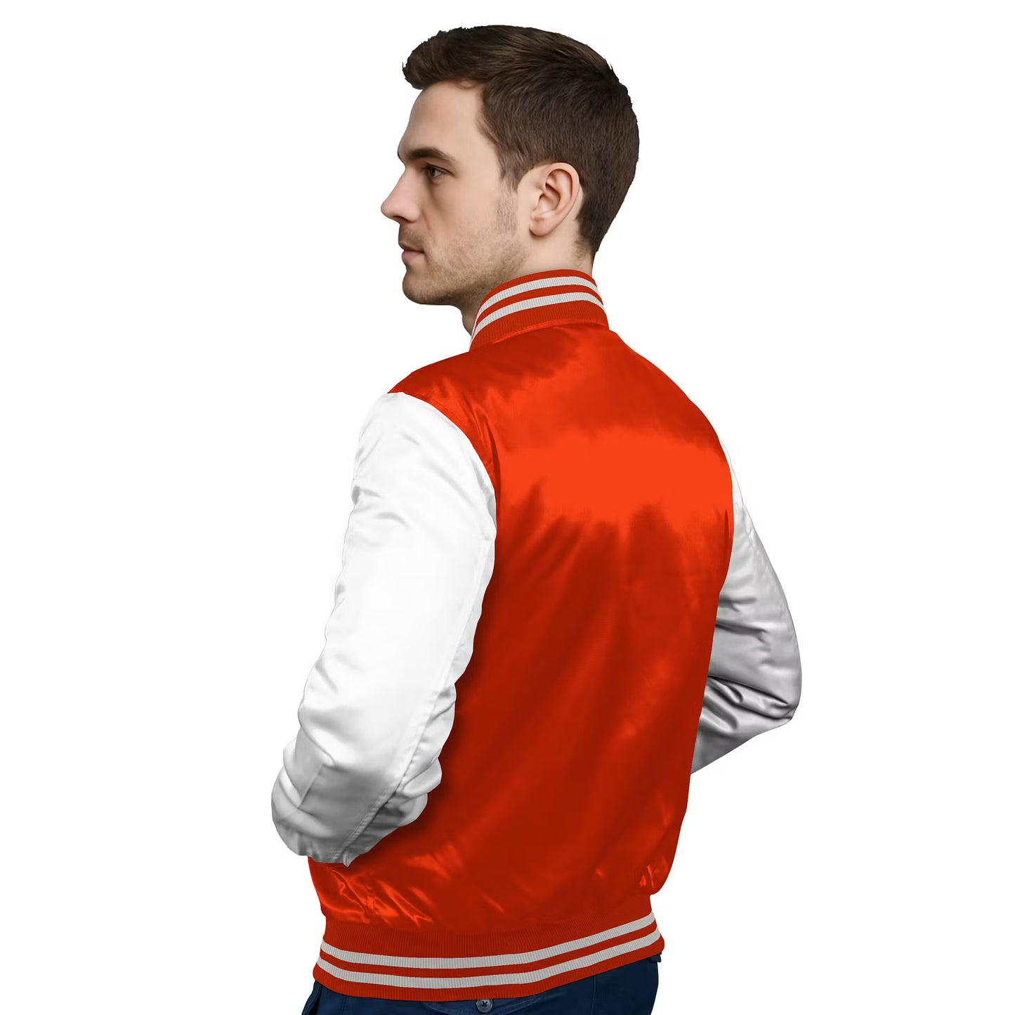 White-Satin Sleeves & Satin Body