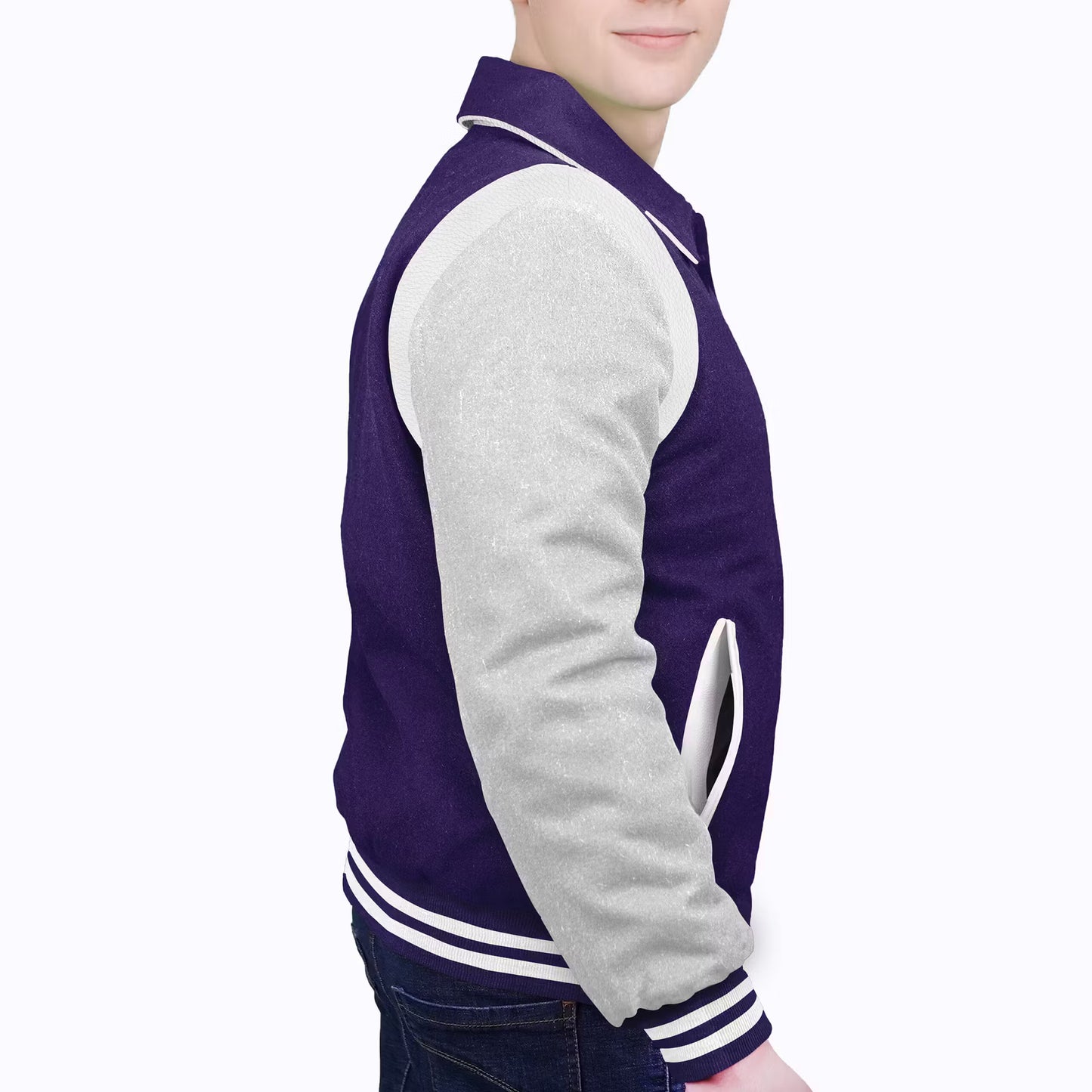 White-Wool Sleeves & Wool Body (Retro)