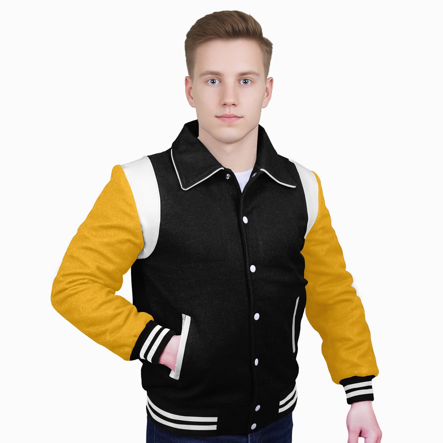 Yellow-Wool Sleeves & Wool Body (Retro)