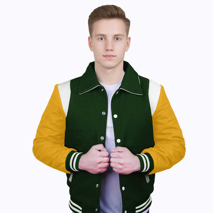 Yellow-Wool Sleeves & Wool Body (Retro)