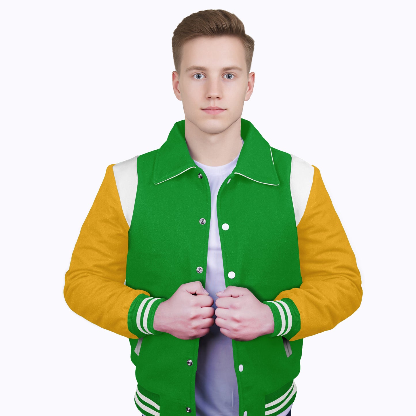 Yellow-Wool Sleeves & Wool Body (Retro)