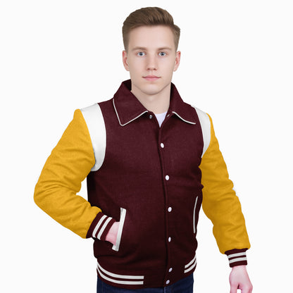 Yellow-Wool Sleeves & Wool Body (Retro)