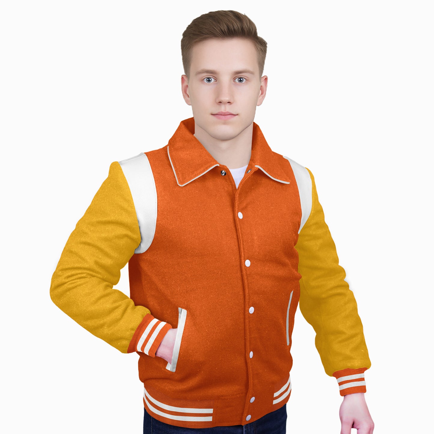 Yellow-Wool Sleeves & Wool Body (Retro)