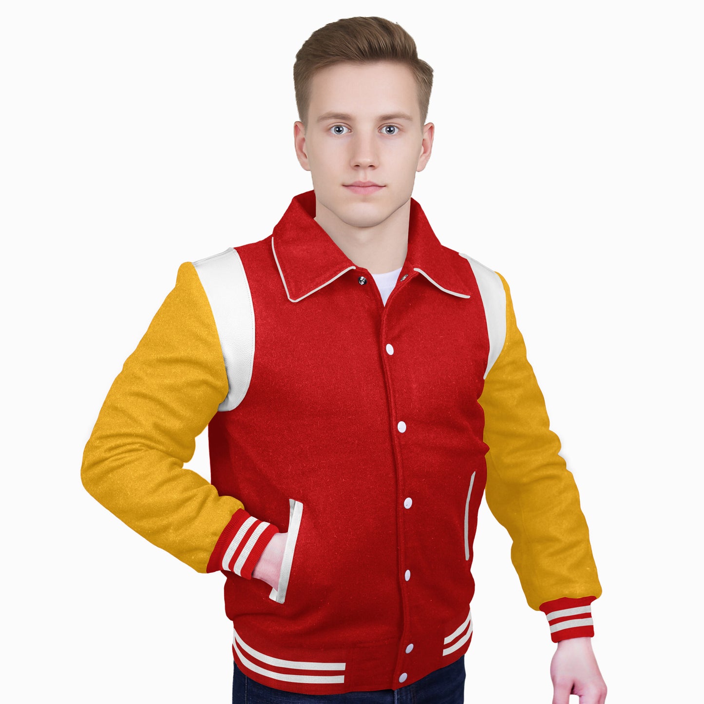 Yellow-Wool Sleeves & Wool Body (Retro)