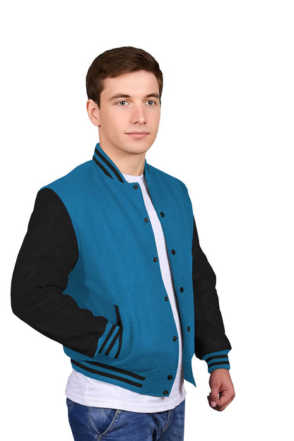 Black-Leather Sleeves & Wool Body