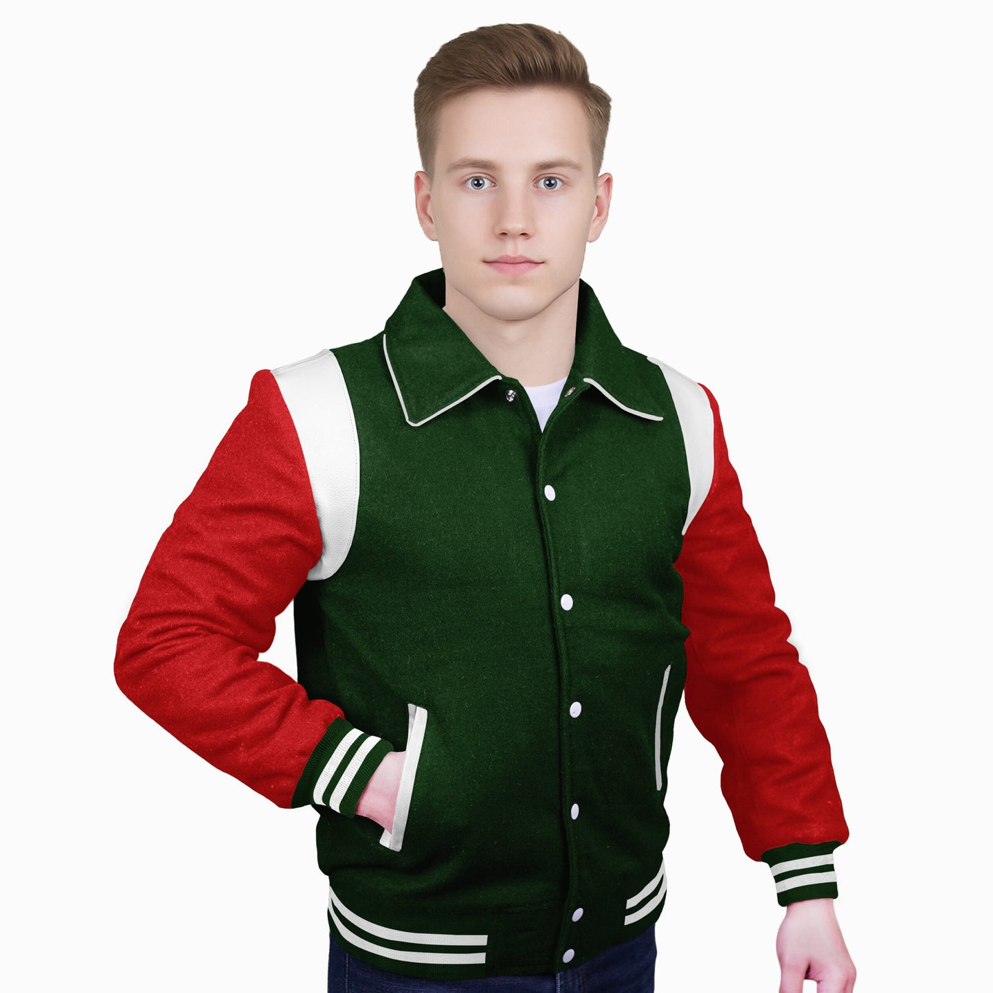 Red-Wool Sleeves & Wool Body (Retro)