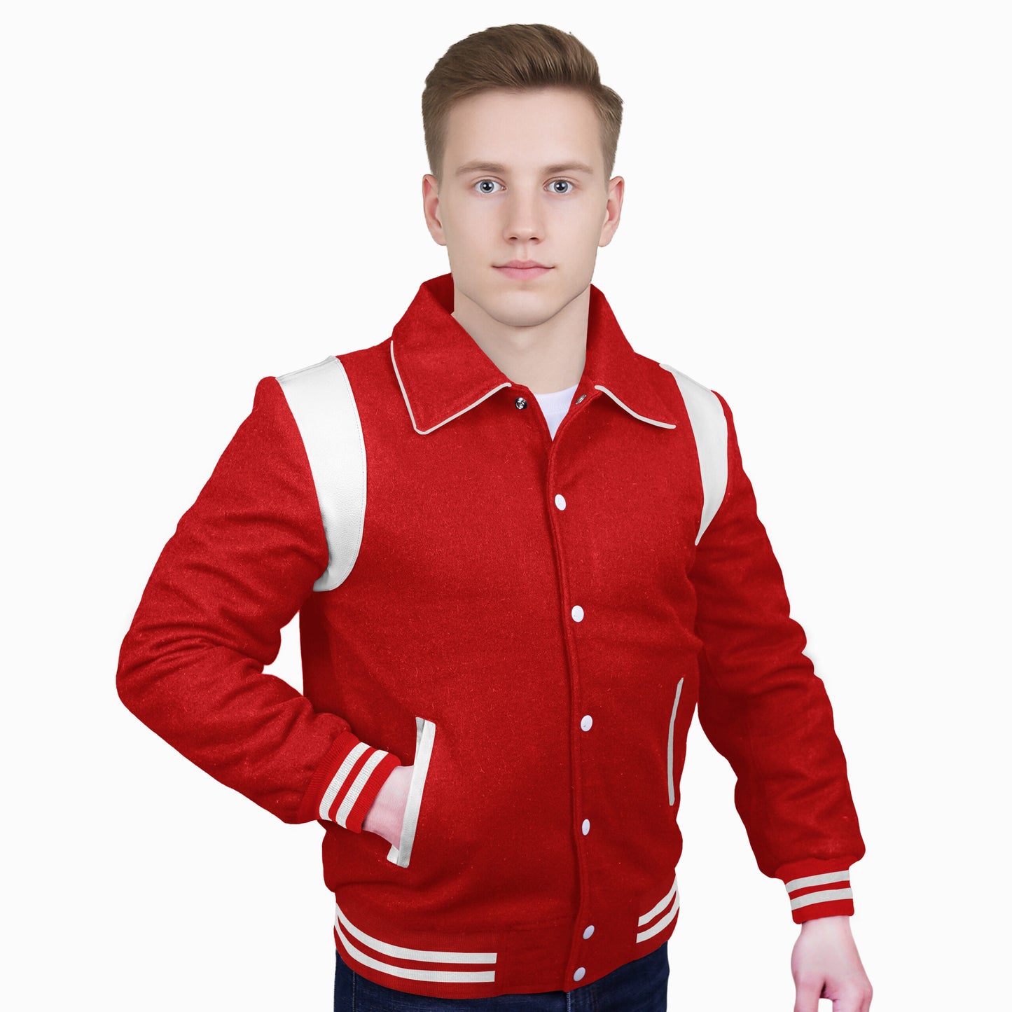 Red-Wool Sleeves & Wool Body (Retro)