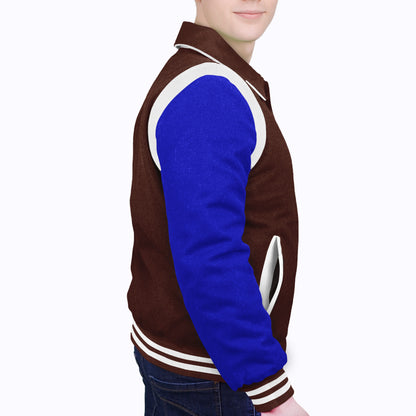 Royal Blue-Wool Sleeves & Wool Body (Retro)