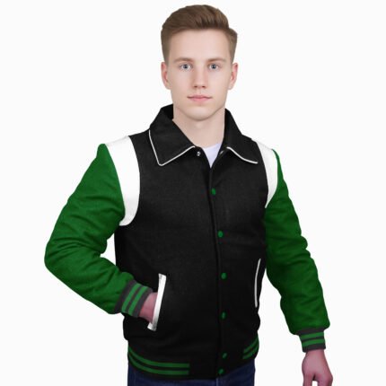 Forest Green Sleeves Wool (Retro)