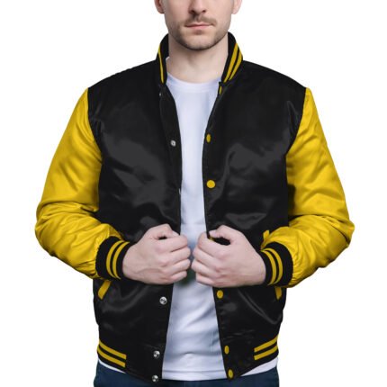 Yellow Sleeves Satin